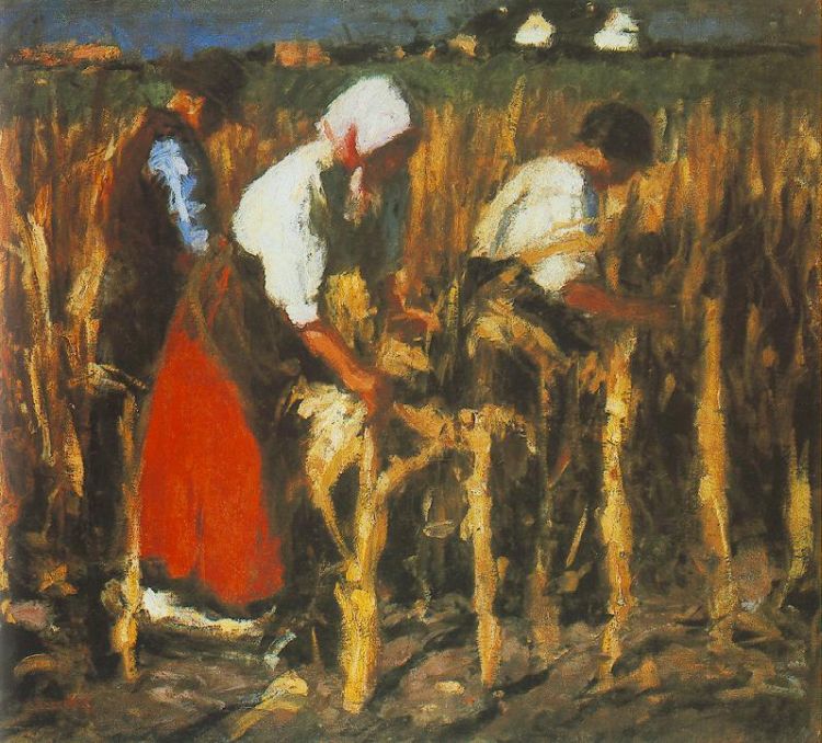 Koszta József: Kukoricatörők